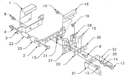 Emitter block for models 258,272